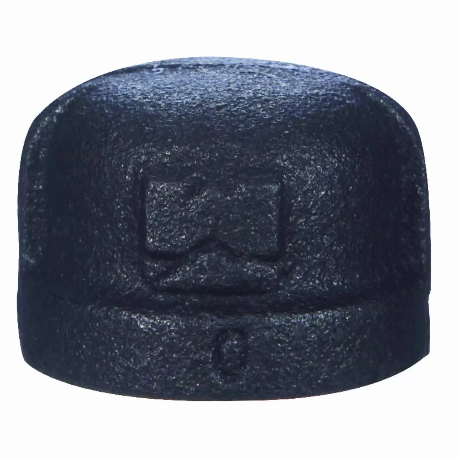 1 Inch Malleable Black Iron Cap Fitting - Female Pipe Thread