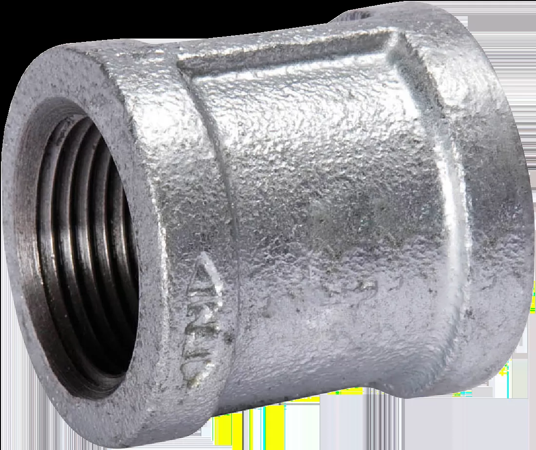 3/4 In. X 3/4 In. Fpt Galvanized Malleable Iron Coupling