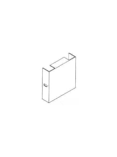 Austin AB-1010EP 10 x 10 Inch N1 Galvanized Wireway End Cap Fitting