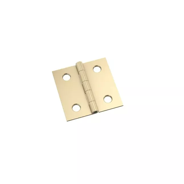 RELIABILT 1-in H Gold Mortise Interior Door Hinge (4-Pack)