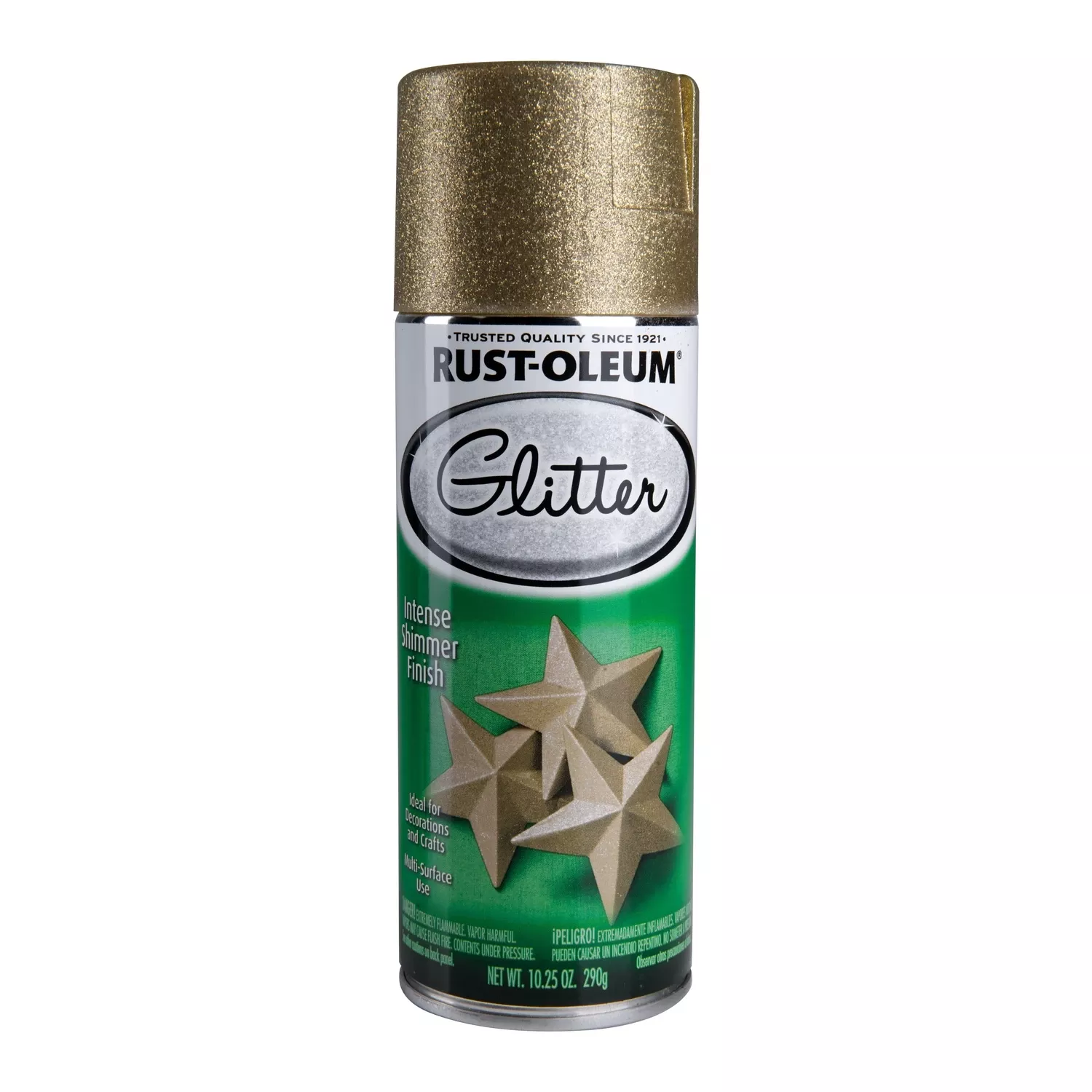 Specialty Glitter Gold Spray Paint 10.25 Oz - Indoor Use